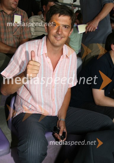 Božidar Novak, direktor komunikacijske skupine SPEMNK Maribor - Villareal CF, nogometna tekma