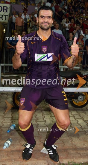 Žikica Vuksanovič, nogometašNK Maribor - Villareal CF, nogometna tekma