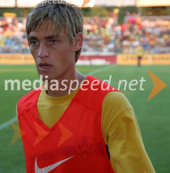 David Tomažič Šeruga, nogometašNK Maribor - Villareal CF, nogometna tekma