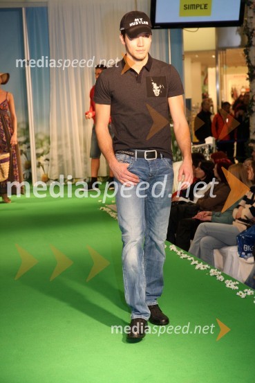 Peter Klinc, Mister Slovenije 2009Europark, modna revija pomlad - poletje 2011