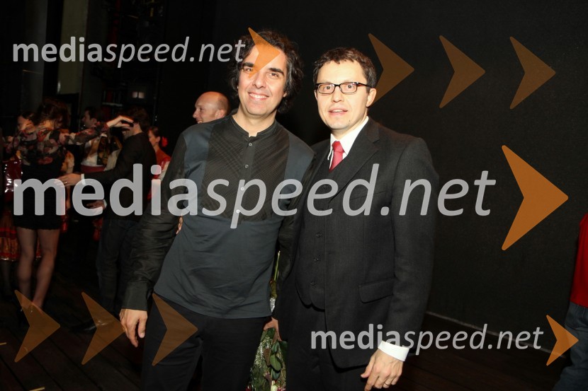 Pier Francesco Maestrini, režiser in Janko Kastelic, dirigent ter umetniški direktor Opere SNG MariborMoč usode, premiera v SNG Maribor