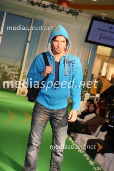 Peter Klinc, Mister Slovenije 2009Europark, modna revija pomlad - poletje 2011