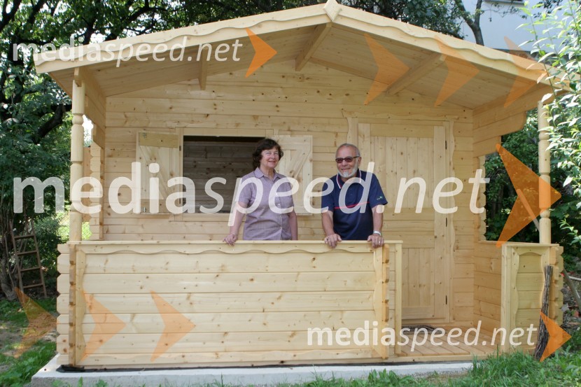 Iko Otrin, baletna legenda in njegova žena Breda Pugelj, igralkaIko Otrin, baletna legenda