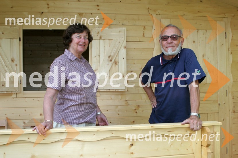 Iko Otrin, baletna legenda in njegova žena Breda Pugelj, igralkaIko Otrin, baletna legenda