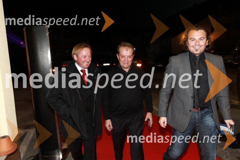 Bojan Križaj, nekdanji smučar, ... in Dominik S. Černjak, član uprave Collegium Mondial TravelBela večerja ob 50 letnici Pokala Vitranc