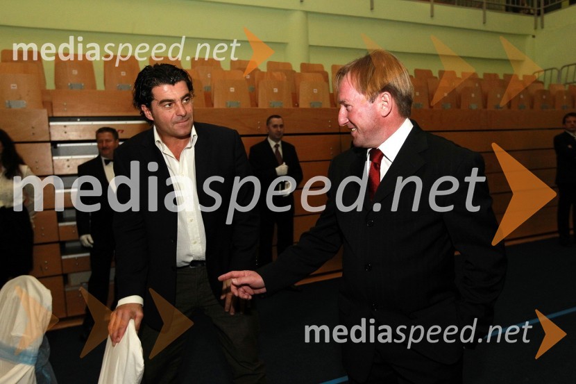 Alberto Tomba, nekdanji italijanski smučar in Bojan Križaj, nekdanji smučarBela večerja ob 50 letnici Pokala Vitranc