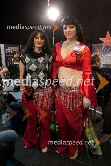 Djamila in HasnaSlovenija ima talent, avdicija v Ljubljani, tretji dan