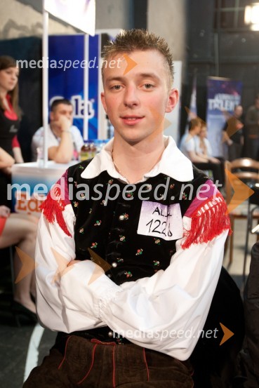 Aljaž PepelnjakSlovenija ima talent, avdicija v Ljubljani, tretji dan