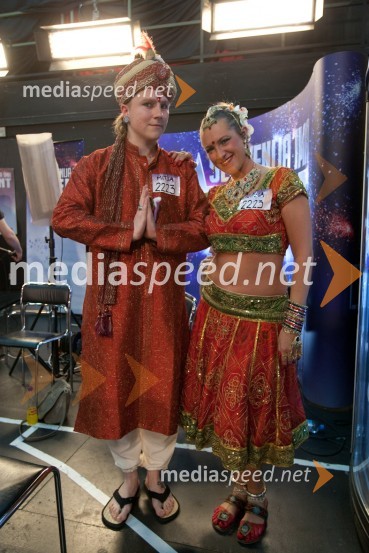 Mitja Jurinčič in Jana MankočSlovenija ima talent, avdicija v Ljubljani, tretji dan