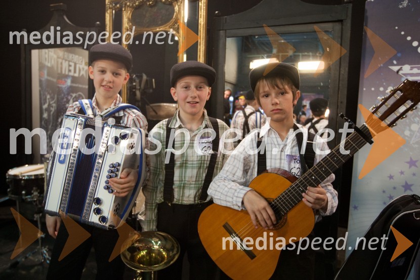 Valentin Breznk, Florijan Merčnik in Tomi TOmažišSlovenija ima talent, avdicija v Ljubljani, tretji dan