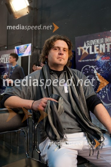 Andrej StrmšekSlovenija ima talent, avdicija v Ljubljani, tretji dan