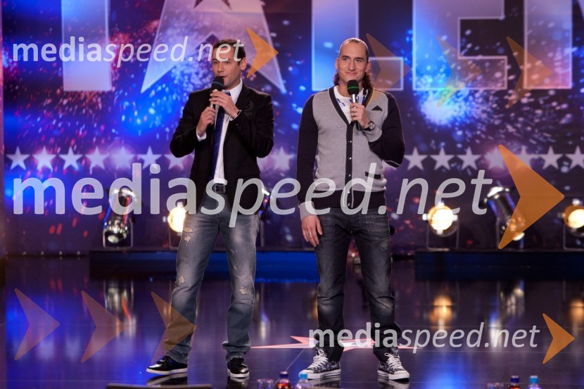 voditelja: Peter Poles in Vid ValičSlovenija ima talent, avdicija v Ljubljani, tretji dan