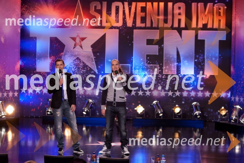voditelja: Peter Poles in Vid ValičSlovenija ima talent, avdicija v Ljubljani, tretji dan