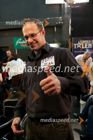 Boštjan BoninSlovenija ima talent, avdicija v Ljubljani, tretji dan