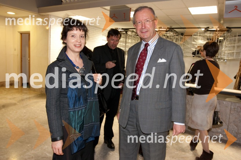 dr. Barbara Simoniti in dr. Erwin Kubesch, avstrijski veleposlanik v SlovenijiOdprtje razstave Toulouse-Lautrec v Cankarjevem domu