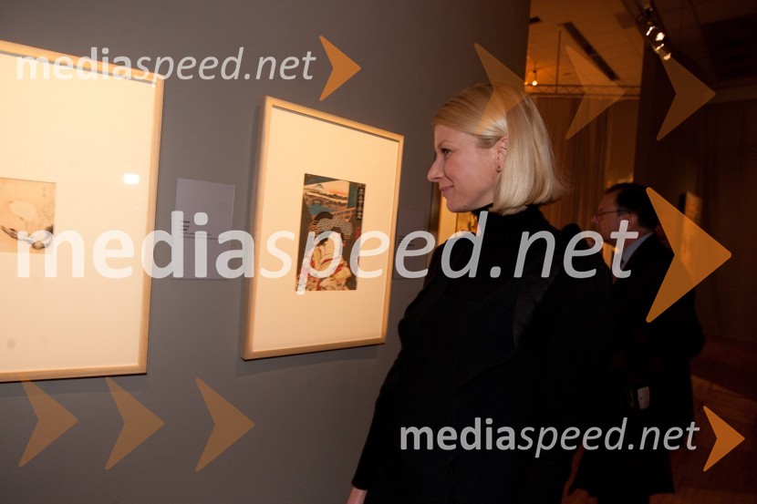 Tjaša Železnik, igralkaOdprtje razstave Toulouse-Lautrec v Cankarjevem domu