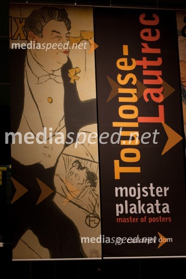 Odprtje razstave Toulouse-Lautrec v Cankarjevem domu
