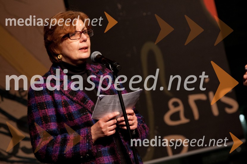 Réjane Bargiel, kustosinja razstaveOdprtje razstave Toulouse-Lautrec v Cankarjevem domu