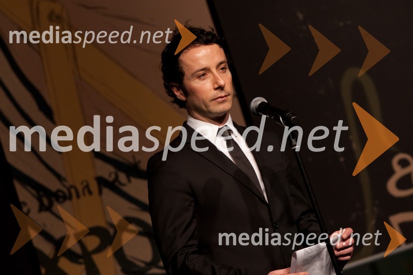 Jérôme Récoms, vodja razstavnega programa Les Arts DécoretifsOdprtje razstave Toulouse-Lautrec v Cankarjevem domu