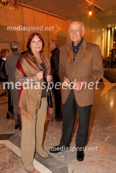 Joža Brili in Sergej Pavlin, arhitektOdprtje razstave Toulouse-Lautrec v Cankarjevem domu