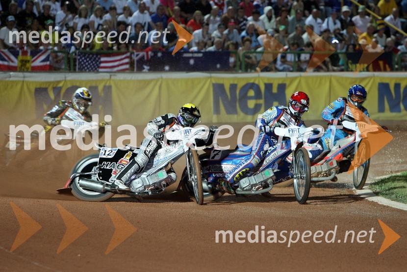 Daniele Tessari  (Italija), Lee Richardson (VBR), Tomasz Gollob (Poljska) in Greg Hancock (ZDA)SPEEDWAY GRAND PRIX, VN Italije 2006, dirka