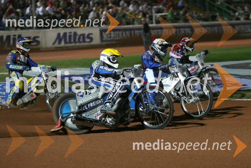 Andreas Jonsson (Švedska), Hans Andersen (Danska), Nicki Pedersen (Danska) in Piotr Protasiewicz (Poljska)
SPEEDWAY GRAND PRIX, VN Italije 2006, dirka