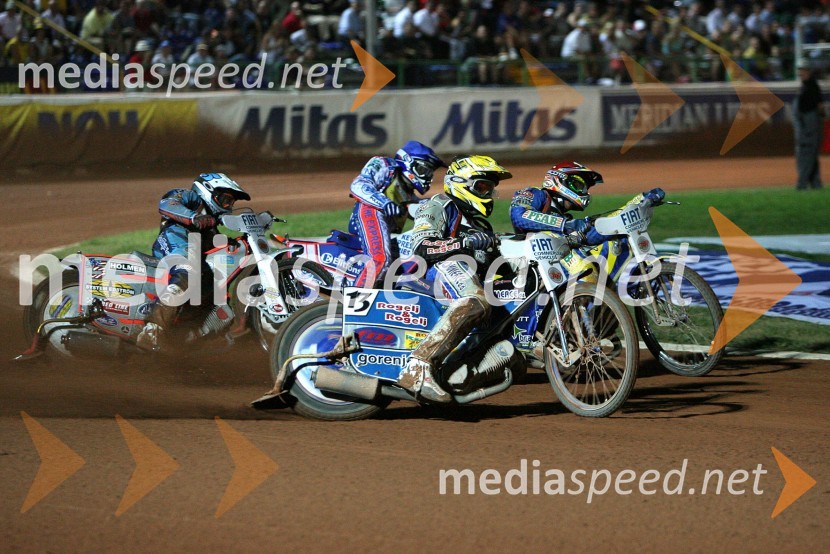 Greg Hancock (ZDA), Jason Crump (Avstralija), Matej Žagar (Slovenija) in Andreas Jonsson (Švedska)
SPEEDWAY GRAND PRIX, VN Italije 2006, dirka