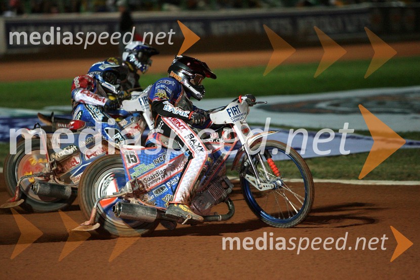 Piotr Protasiewicz (Poljska) in Niels Kristian Iversen (Danska)
SPEEDWAY GRAND PRIX, VN Italije 2006, dirka