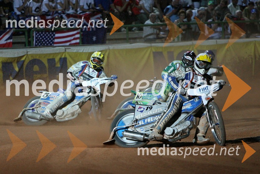 Matej Žagar (Slovenija), Jaroslaw Hampel (Poljska), Antonio Lindbaeck (Švedska) in Hans Andersen (Danska)
SPEEDWAY GRAND PRIX, VN Italije 2006, dirka