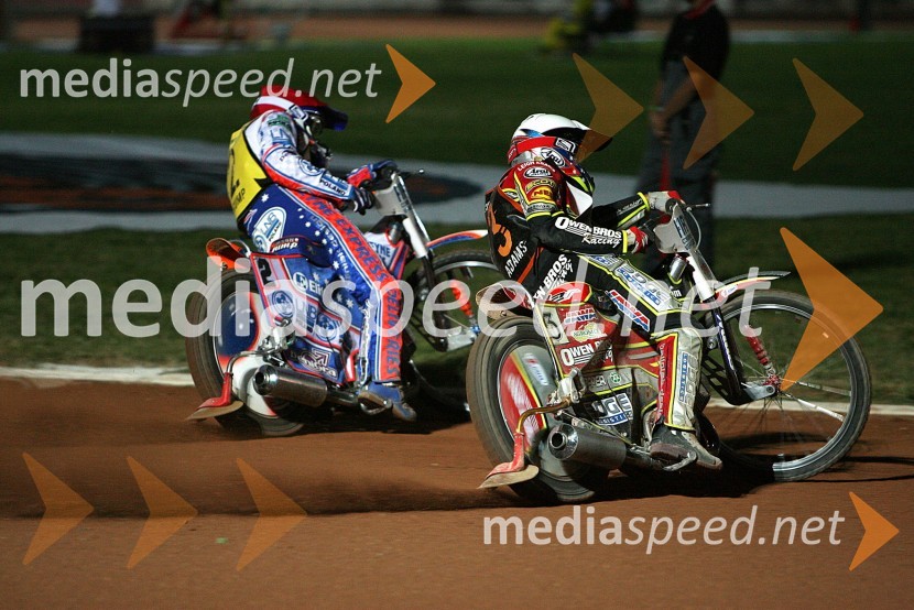 Jason Crump (Avstralija) in Leigh Adams (Avstralija)SPEEDWAY GRAND PRIX, VN Italije 2006, dirka