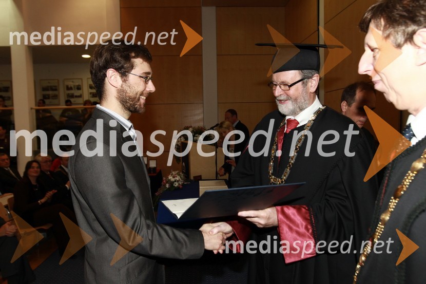 Paul Thorey, Fakulteta za kemijo in kemijsko tehnologijo Univerze v Mariboru in prof. dr. Ivan Rozman, rektor Univerze v MariboruRektorjev dan Univerze v Mariboru 2011, promocija doktorjev znanosti in podelitev nagrad