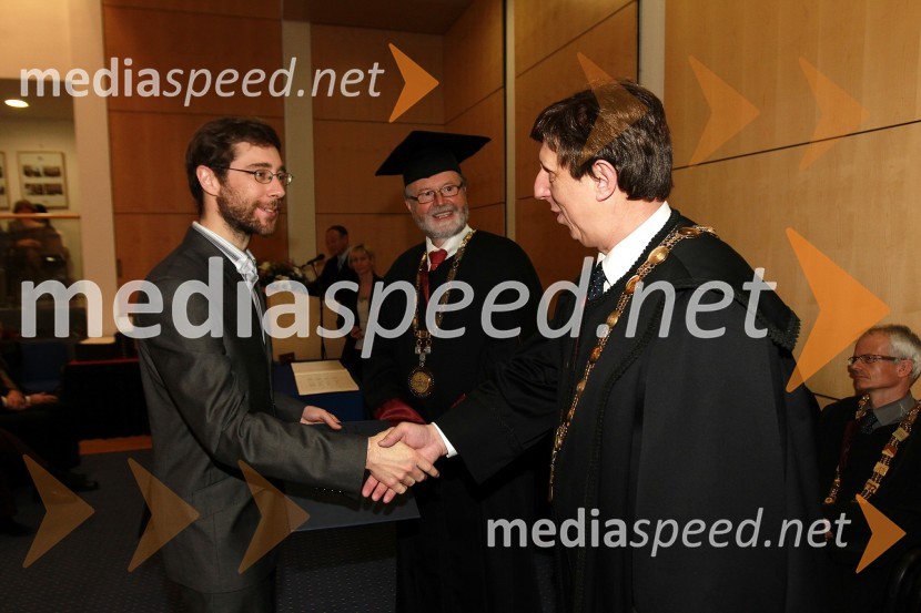 Paul Thorey, Fakulteta za kemijo in kemijsko tehnologijo Univerze v Mariboru in prof. dr. Željko Knez, dekan Fakultete za kemijo in kemijsko tehnologijo Univerze v MariboruRektorjev dan Univerze v Mariboru 2011, promocija doktorjev znanosti in podelitev nagrad