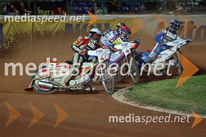 Leigh Adams (Avstralija), Jason Crump (Avstralija), Bjarne Pedersen (Danska) in Nicki Pedersen (Danska)SPEEDWAY GRAND PRIX, VN Italije 2006, dirka