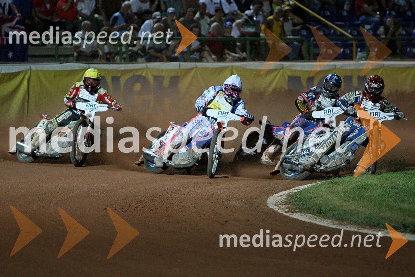 Leigh Adams (Avstralija), Jason Crump (Avstralija), Scott Nicholls (VBR) in Hans Andersen (Danska)SPEEDWAY GRAND PRIX, VN Italije 2006, dirka