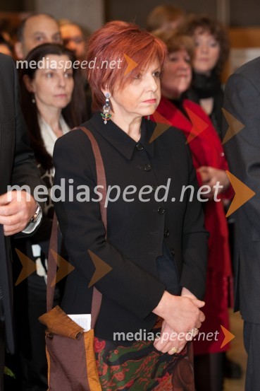 Majda Širca, ministrica za kulturoOdprtje novega malega odra v SNG Nova Gorica in predstava Grenki sadeži pravice