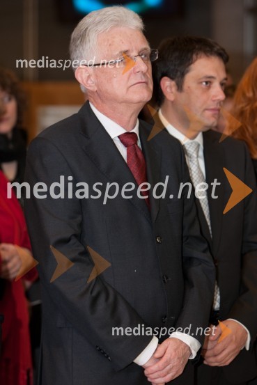 Pavel Gantar, predsednik DZ RSOdprtje novega malega odra v SNG Nova Gorica in predstava Grenki sadeži pravice