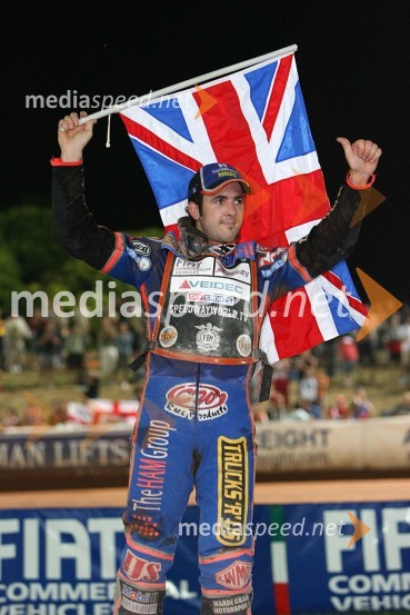 Scott Nicholls (VBR) 2. mesto na VN ItalijeSPEEDWAY GRAND PRIX, VN Italije 2006, dirka