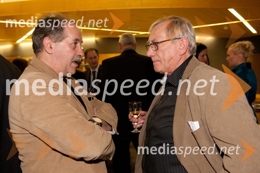 Marko Sosič, režiser in Marko Simčič, igralec
Odprtje novega malega odra v SNG Nova Gorica in predstava Grenki sadeži pravice