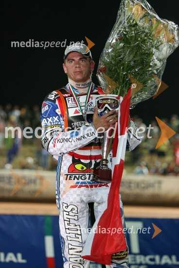 Hans Andersen (Danska) 3.mesto na VN ItalijeSPEEDWAY GRAND PRIX, VN Italije 2006, dirka