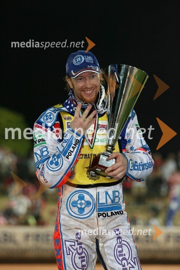 Zmagovalec VN Italije 2006, Jason Crump (Avstralija)SPEEDWAY GRAND PRIX, VN Italije 2006, dirka
