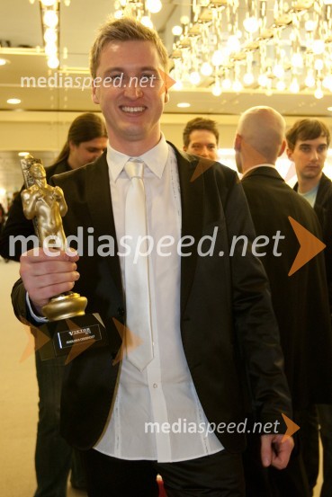 Denis Avdič, moderator na Radio 1Viktorji 2010, zaključna zabava