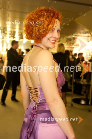 Mateja Štabuc, vodja komerciale Vinag d.d.Viktorji 2010, zaključna zabava