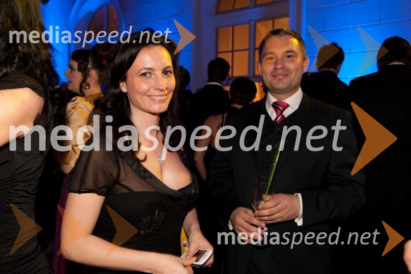 Mojca Majhen, agencija Paideia d.o.o. in soprog Anton Majhen, coachViktorji 2010, zaključna zabava