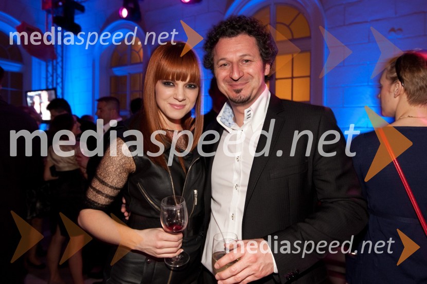 Nina Pušlar, pevka in Patrick Vlačič, minister za prometViktorji 2010, zaključna zabava