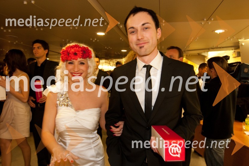 Alya, pevka in Luka Jošovc, bobnarViktorji 2010, zaključna zabava