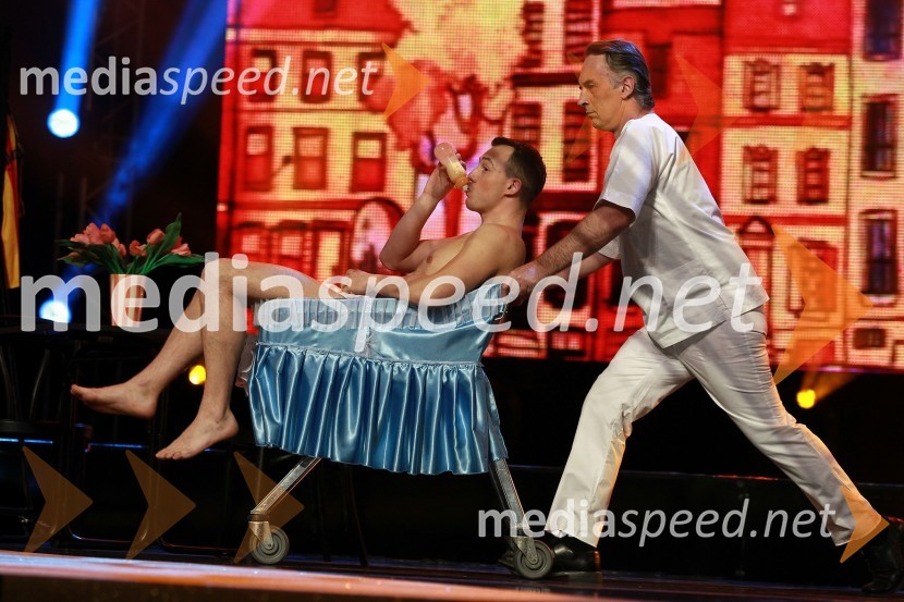 Zlatan Čordić - Zlatko, raper in Jonas Žnidaršič, igralecViktorji 2010, dogajanje v dvorani