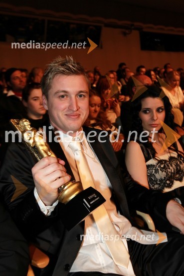 Denis Avdič, moderator na Radio 1Viktorji 2010, dogajanje v dvorani