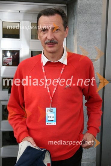 Miha Žibrat, televizijski reporterKošarkarski turnir Alpos