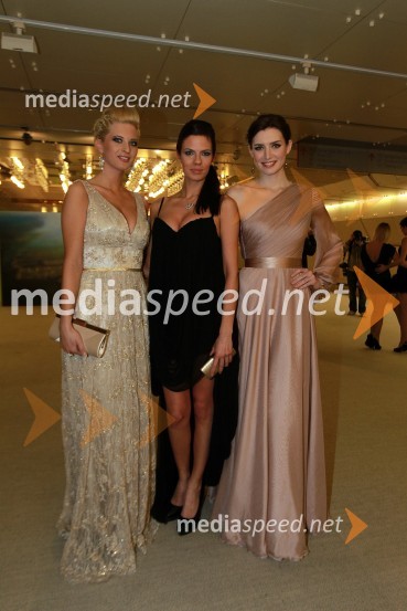 Marika Savšek, miss Universe 2010, Sabina Remar, Miss Universe 2004 in Nataša Pinoza, miss Universe Slovenije 2006Viktorji 2010, zaključna zabava