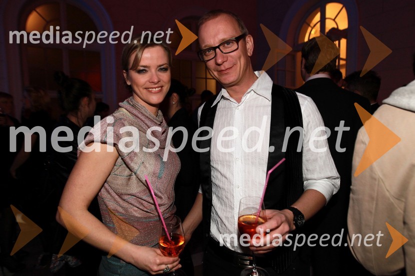 ... in Uroš Smolej, igralecViktorji 2010, zaključna zabava